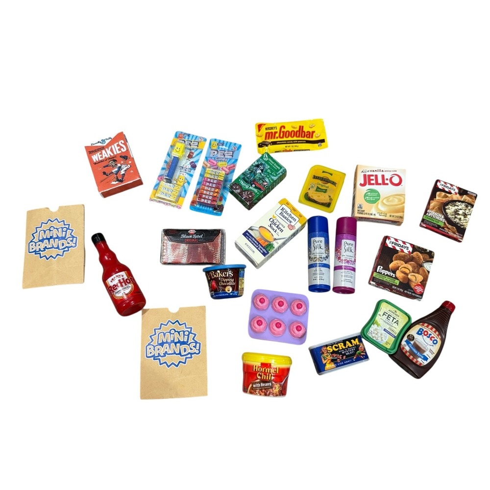 Huge Lot Of Zuru Surprise Food Mini Brands Grocery Toys